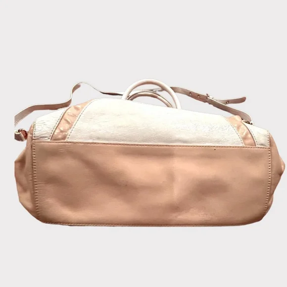 Badgley Mischka pink two- toned handbag - Picture 3 of 12